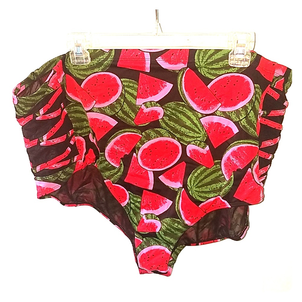 High waist bikini bottom